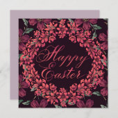 キュートイースター招待状 シーズンカード (正面/裏面)