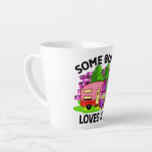 キュートイースター格言デザイン カフェラテマグ (左アングル)