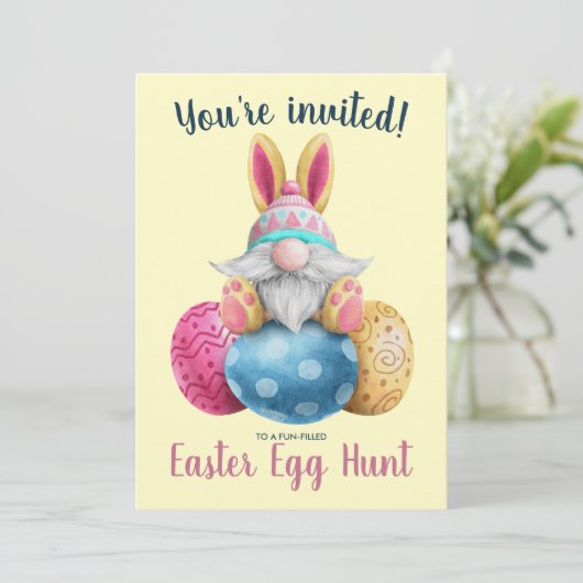 キュートイースター格言卵狩り招待状 シーズンカード (スタンド正面)