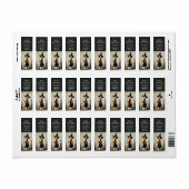 キュートウィッチお洒落ハロウィーン差出人住所 ラベル (フルシート)