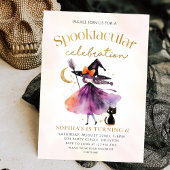 キュートウィッチスポオクタキュラパーティーハロウィーン誕生日 招待状