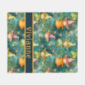 キュートウィッチトスカフリースブランケット フリースブランケット (正面(横))