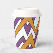 キュートウィッチハロウィーンジグザグザグ紙吹雪紙カップ 紙コップ (裏面)