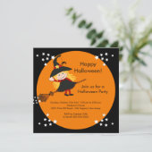 キュートウィッチハローウィンパーティ招待状 招待状 (スタンド正面)