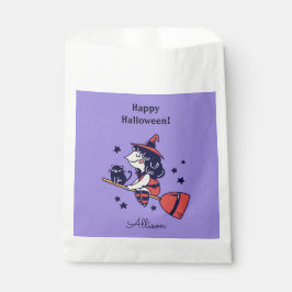 キュートウィッチ名前をカスタムするハロウィーンの好意バッグ フェイバーバッグ