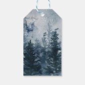 キュートウィンターアニマルズウッドランドオーダーランド誕生日 ギフトタグ (裏面)