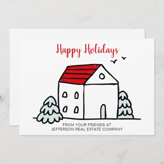 キュートウィンターハウス実在エステート シーズンカード (正面/裏面)