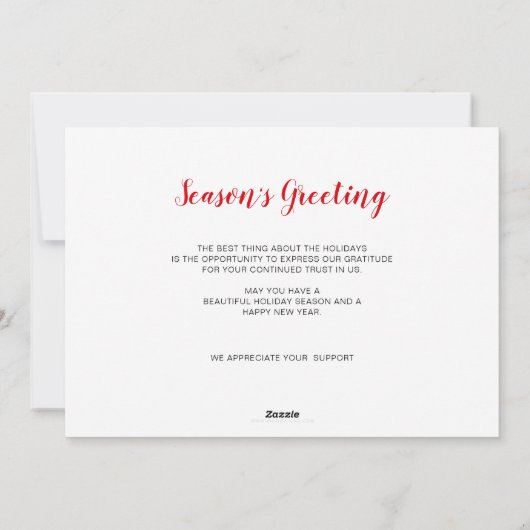 キュートウィンターハウス実在エステート シーズンカード (裏面)