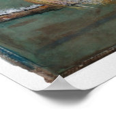 キュートウィンターブラックキャップ《鳥》アメリカゴガラアートプリント ポスター (角)