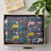 キュートウェスタン女性のカーボーイティッシュペーパー 薄葉紙 (ギフト)