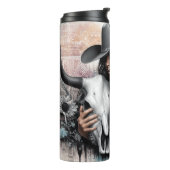 キュートウェスタン女性のカーボーイ タンブラー (回転左)