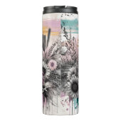 キュートウェスタン女性のカーボーイ タンブラー (裏面)