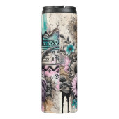 キュートウェスタン女性のカーボーイ タンブラー (裏面)