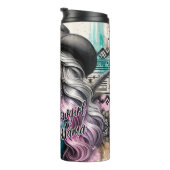 キュートウェスタン女性のカーボーイ タンブラー (回転右)