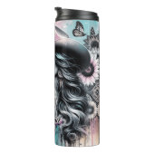 キュートウェスタン女性のカーボーイ タンブラー (回転右)