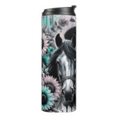 キュートウェスタン女性のカーボーイ タンブラー (回転左)