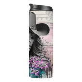 キュートウェスタン女性のカーボーイ タンブラー (回転右)