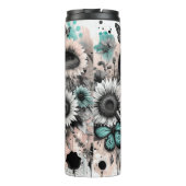 キュートウェスタン女性のカーボーイ タンブラー (裏面)