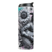 キュートウェスタン女性のカーボーイ タンブラー (回転左)