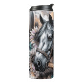 キュートウェスタン女性のカーボーイ タンブラー (回転左)