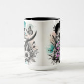 キュートウェスタン女性のカーボーイ マグカップ (中央)