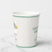 キュートウェルカムベビー男女兼用恐竜テーマ 紙コップ (右)