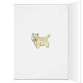 キュートウエストハイランドテリアハッピードッグ誕生日 (内側 (左))