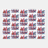 キュートウォーお洒落ターカラーホリデー格言 ラッピングペーパーシート (正面)