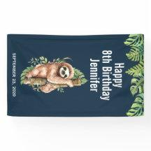 キュートウォーターのカラースロス&トロピカル葉誕生日