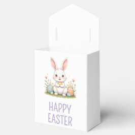 キュートウォーターカラーイースターバニーハッピーイースター フェイバーボックス