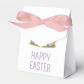 キュートウォーターカラーイースターバニーハッピーイースター フェイバーボックス (正面サイド)