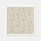 キュートウォーターカラーゲーゼ紙ナプキンス スタンダードカクテルナプキン (正面)