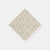 キュートウォーターカラーゲーゼ紙ナプキンス スタンダードカクテルナプキン (角)