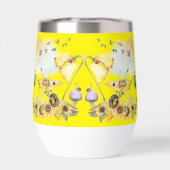 キュートウォーターカラーコテージコアイエローオンイエロー | (背面)