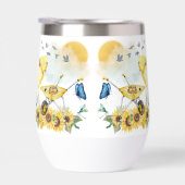 キュートウォーターカラーコテージコアイエローオンホワイト | (右面)