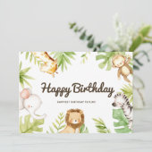 キュートウォーターカラーサファリフレンズトロピカル誕生日 (スタンド正面)