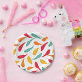 キュートウォーターカラーフィエスタ紙プレート ペーパープレート (パーティー)