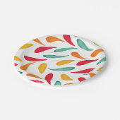 キュートウォーターカラーフィエスタ紙プレート ペーパープレート (アングル)