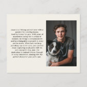 キュートウォーターカラーペットシッタードッグウォーカービジネス チラシ (裏面)