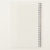 キュートウォーターカラーペットシッタードッグウォーカービジネス ノートブック (裏面)