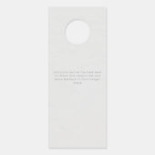 キュートウォーターカラーペットドッグズペットシッタードッグウォーカー ドアノブサイン (裏面)