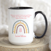 キュートウォーターカラーボホ子供の誕生日お祝い コーヒーマグカップ