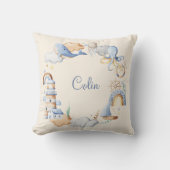 キュートウォーター航海のカラー海子供部屋 クッション (正面)