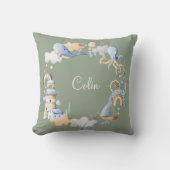 キュートウォーター航海のカラー海子供部屋 クッション (正面)