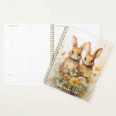キュートウォーター色ウサギプランナー プランナー手帳 (ディスプレー)