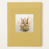 キュートウォーター色ウサギプランナー プランナー手帳 (裏面)
