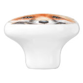 キュートウォーター色ウッドランドキツネ子供部屋ルーム セラミックノブ (側面)