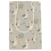 キュートウォーター色ゲーゼミディアム抱き枕 ミディアムペーパーバッグ (正面)