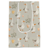 キュートウォーター色ゲーゼミディアム抱き枕 ミディアムペーパーバッグ (裏面)