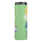 キュートウォーター色コテージコアイエローオングリーン | タンブラー (裏面)